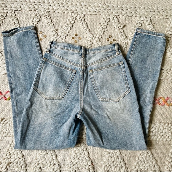 WeWoreWhat Danielle High Rise Straight Jeans - Picture 3 of 8